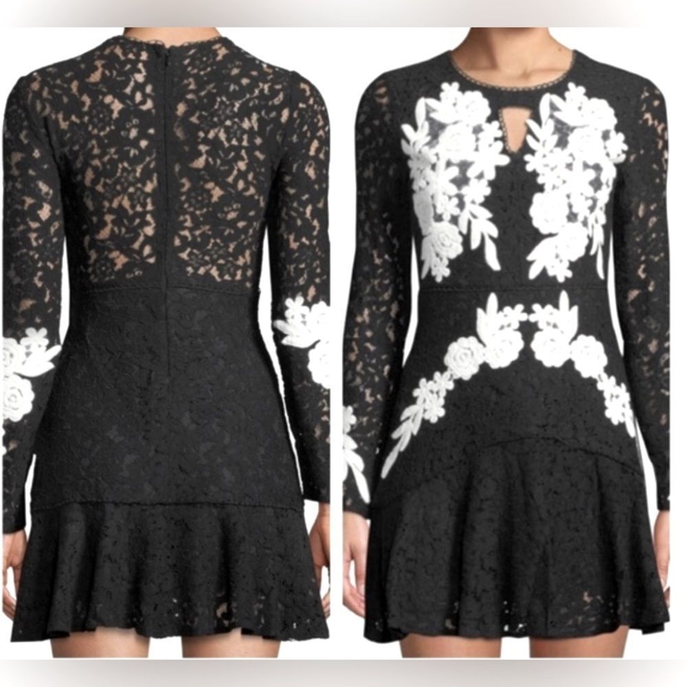Free Generation Los Angeles Black/White Embroidered Dress